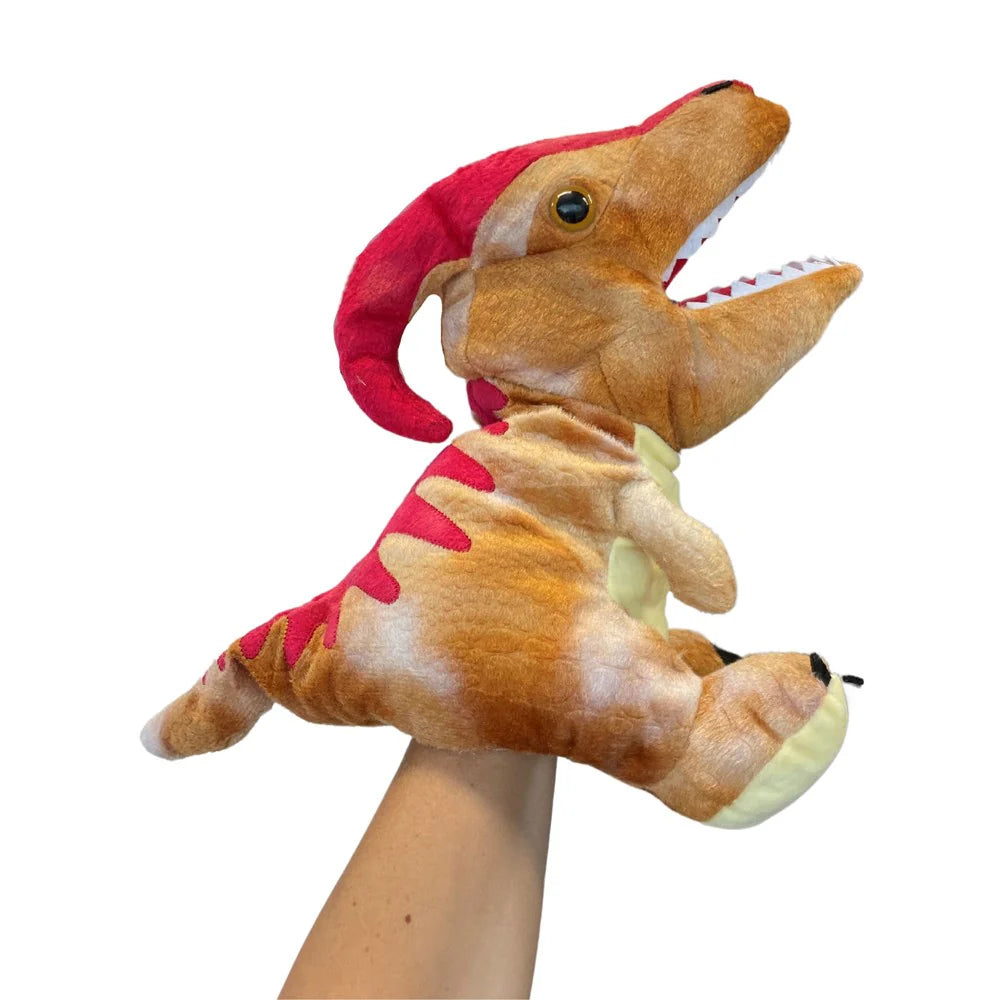 Plush Hand Puppet - Parasaurolophus