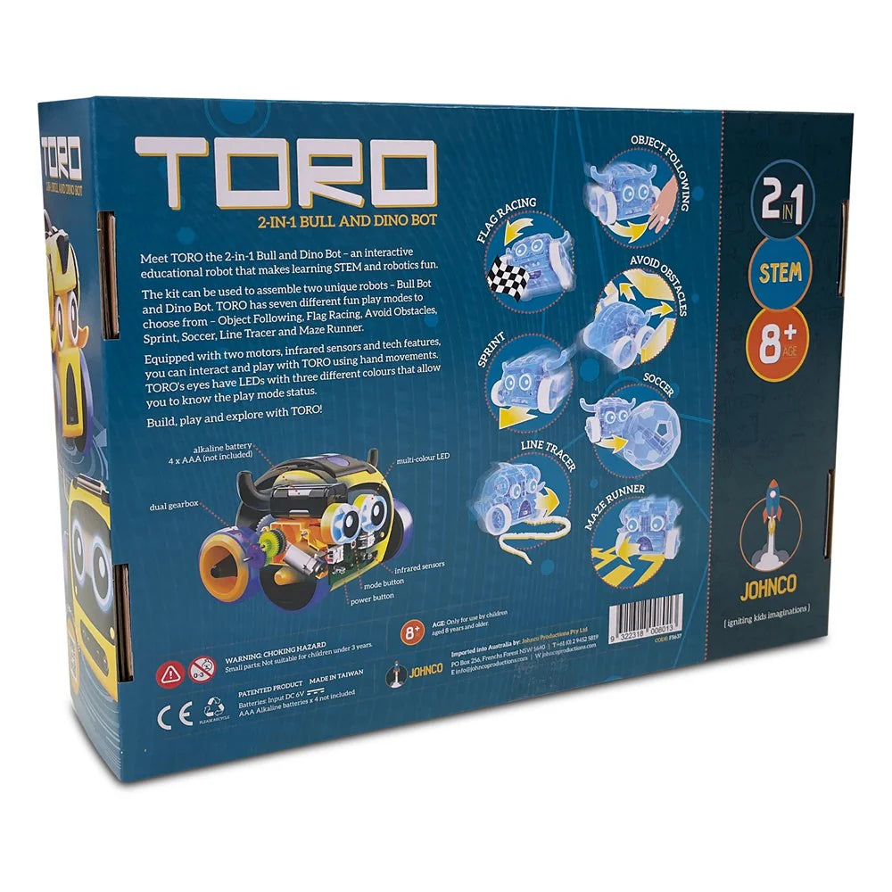 TORO - 2 in 1 Bull & Dino Bot