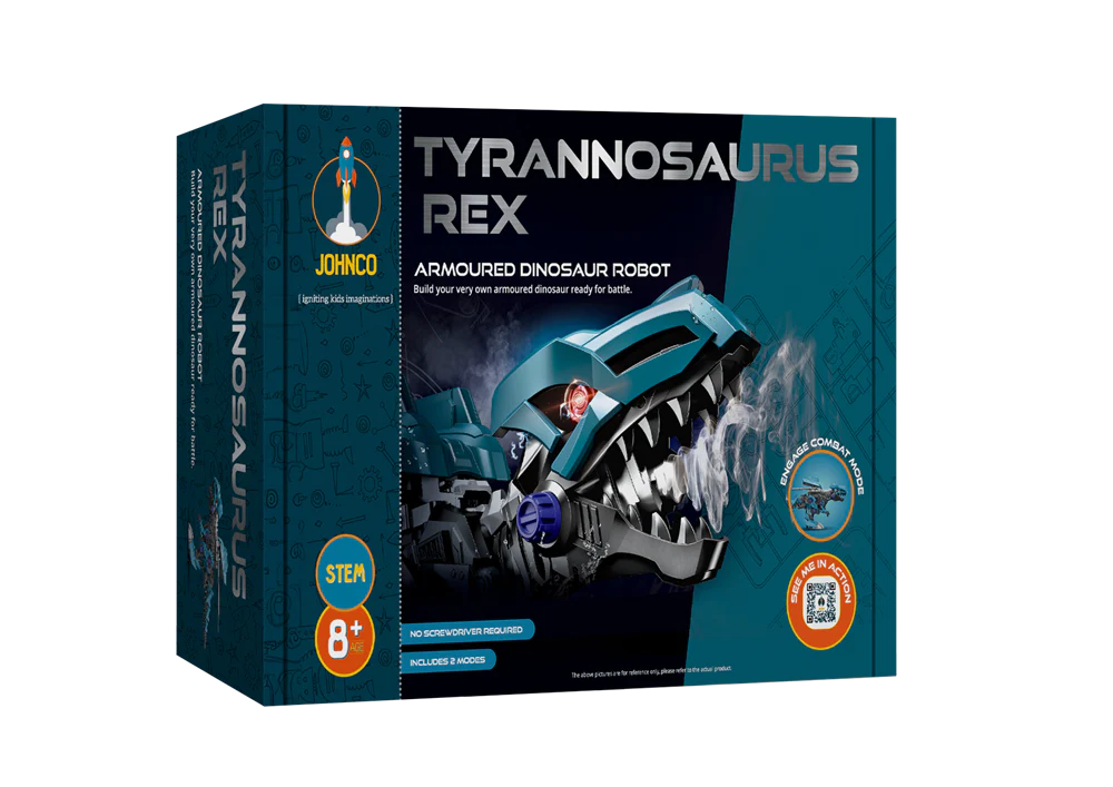 Tyrannosaurus Rex - Armoured Dinosaur Robot Kit