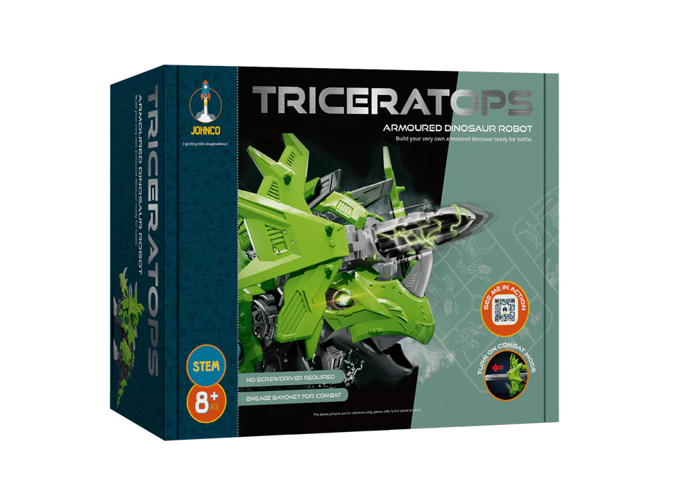 Triceratops - Armoured Dinosaur Robot Kit