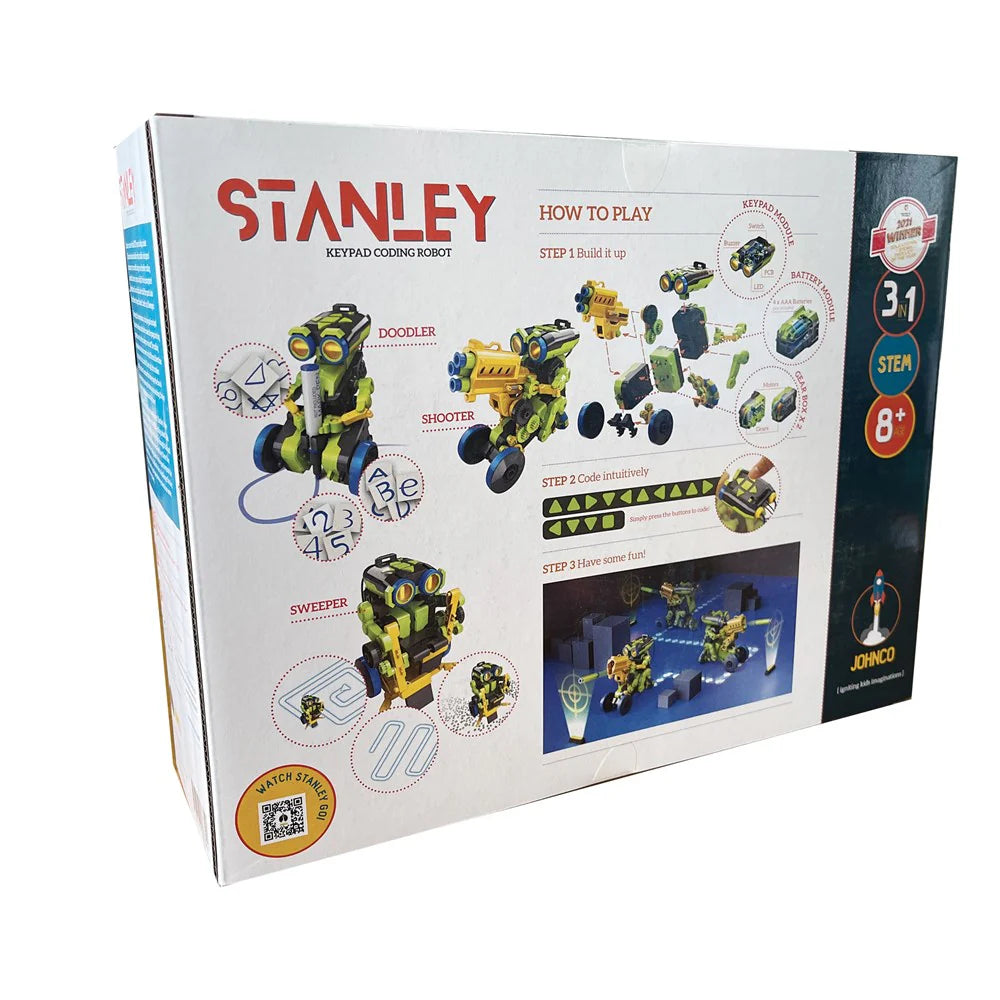 Johnco - Stanley 3-in-1 Keypad Coding Robot