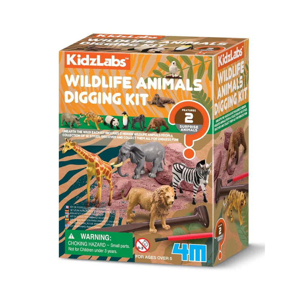 KidzLabs - Wildlife Animals Digging Kit