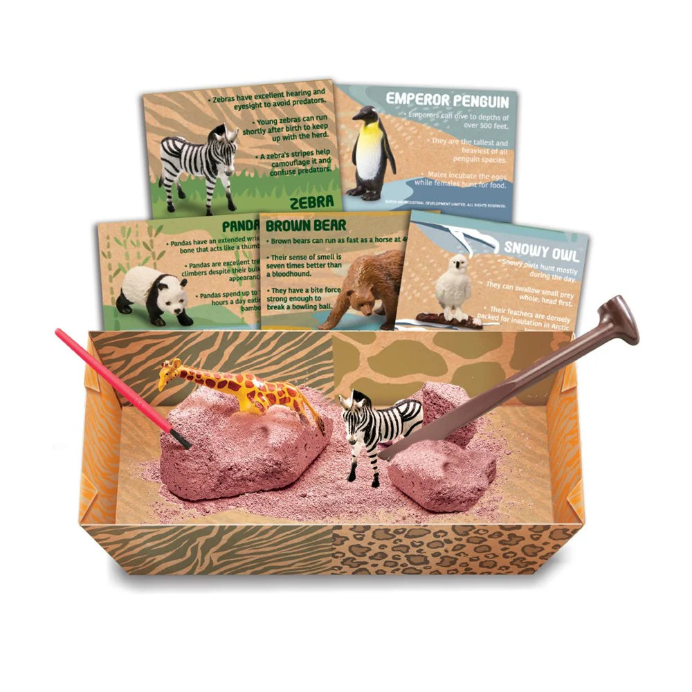 KidzLabs - Wildlife Animals Digging Kit