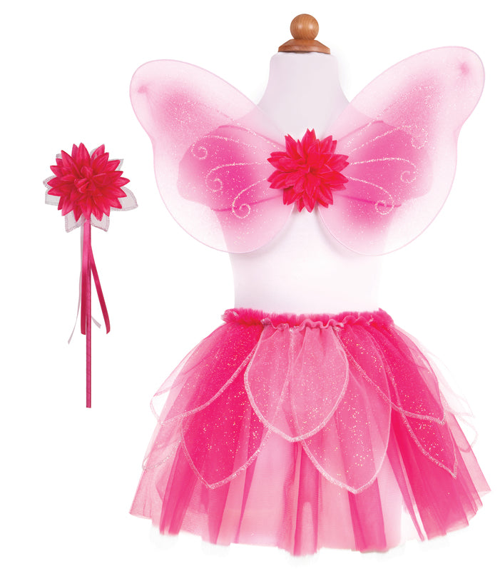 Pink Fancy Flutter Skirt with Wings and Wand (4-6 Years)