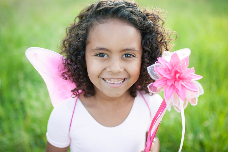 Pink Fancy Flutter Skirt with Wings and Wand (4-6 Years)