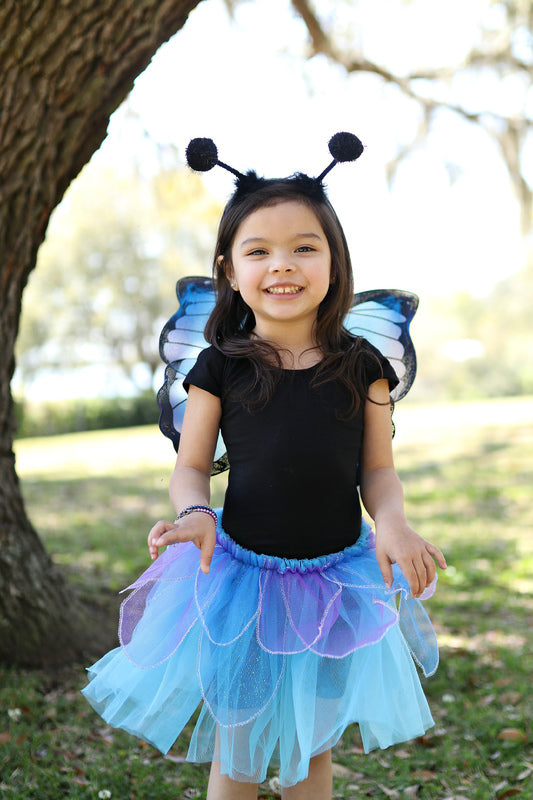 Midnight Butterfly Tutu with Wings and Headband (4-6 Years)