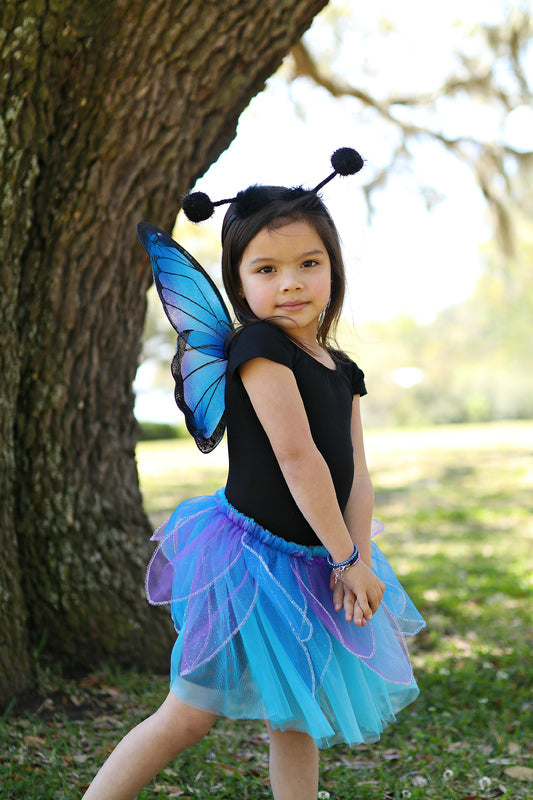 Midnight Butterfly Tutu with Wings and Headband (4-6 Years)