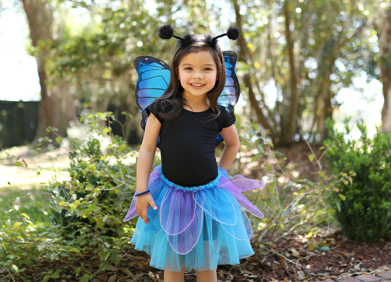 Midnight Butterfly Tutu with Wings and Headband (4-6 Years)