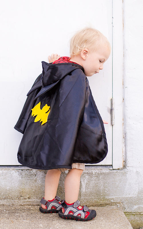 Reversible Spider and Bat Cape with Hood (2-3 Years)