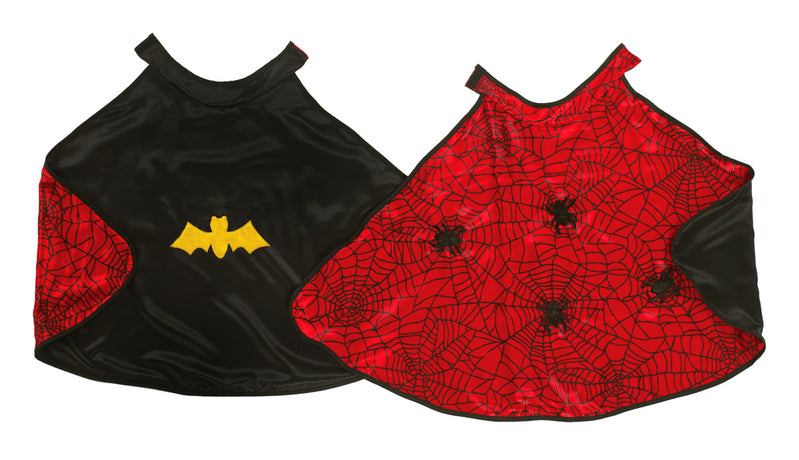 Reversible Spider and Bat Cape with Mask (4-6 Years)