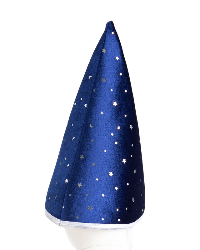 Blue and Silver Sparkle Wizard Cape and Hat (4-6 Years)