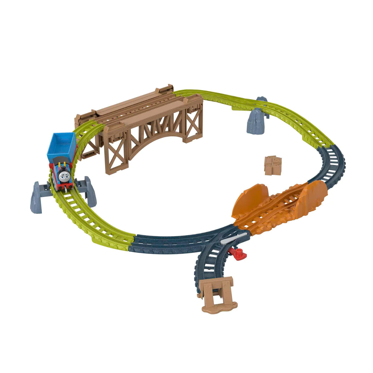 Thomas & Friends™ - Die-Cast Push Along Train and Track Set - Wooden Bridge Delivery Set