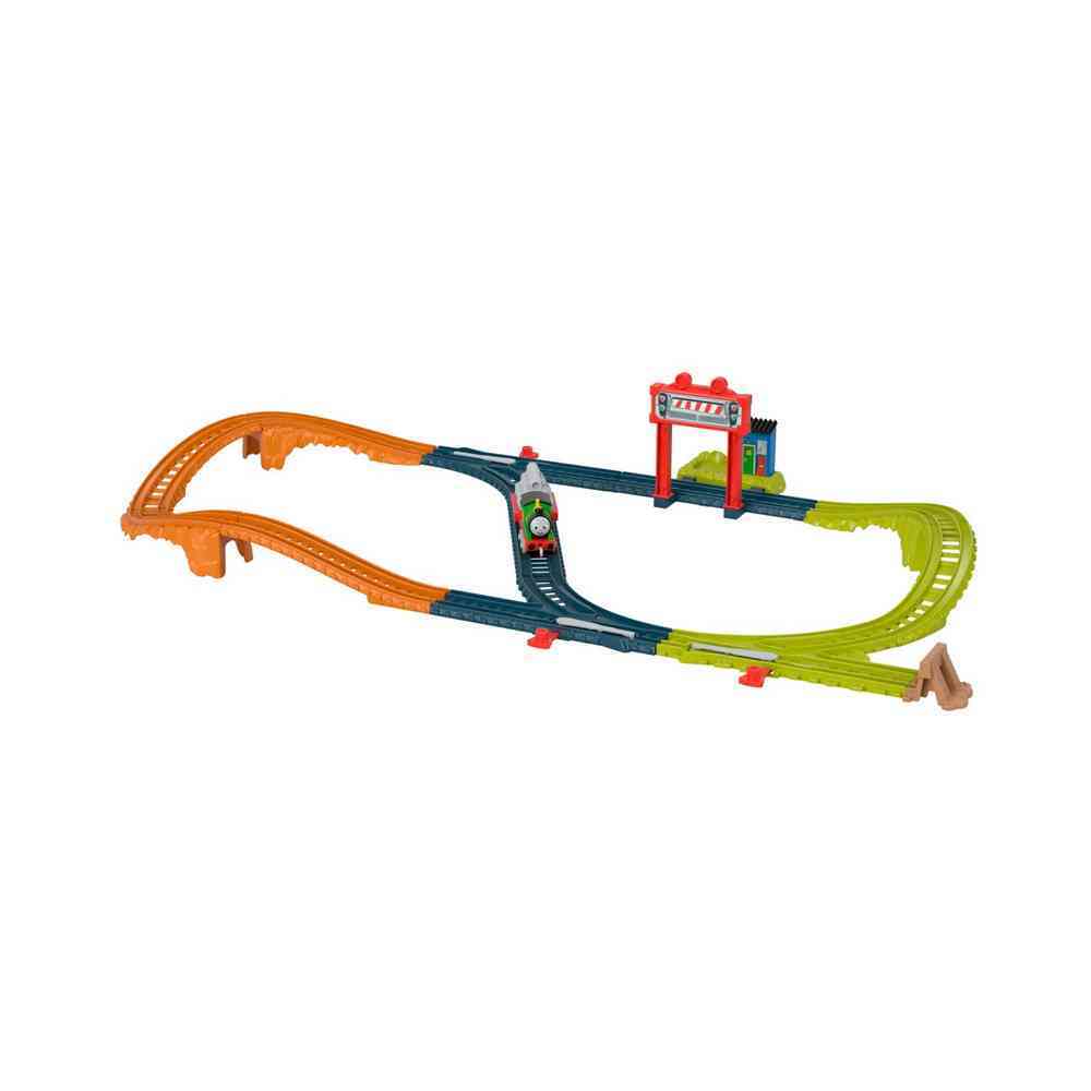 Die-Cast Push Along Train and Track Set - Percy's Delivery Circuit