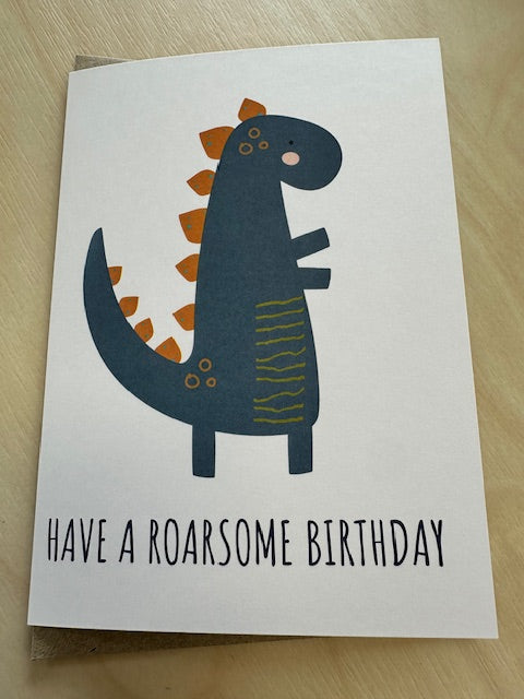 Birthday Card - Dinosaur