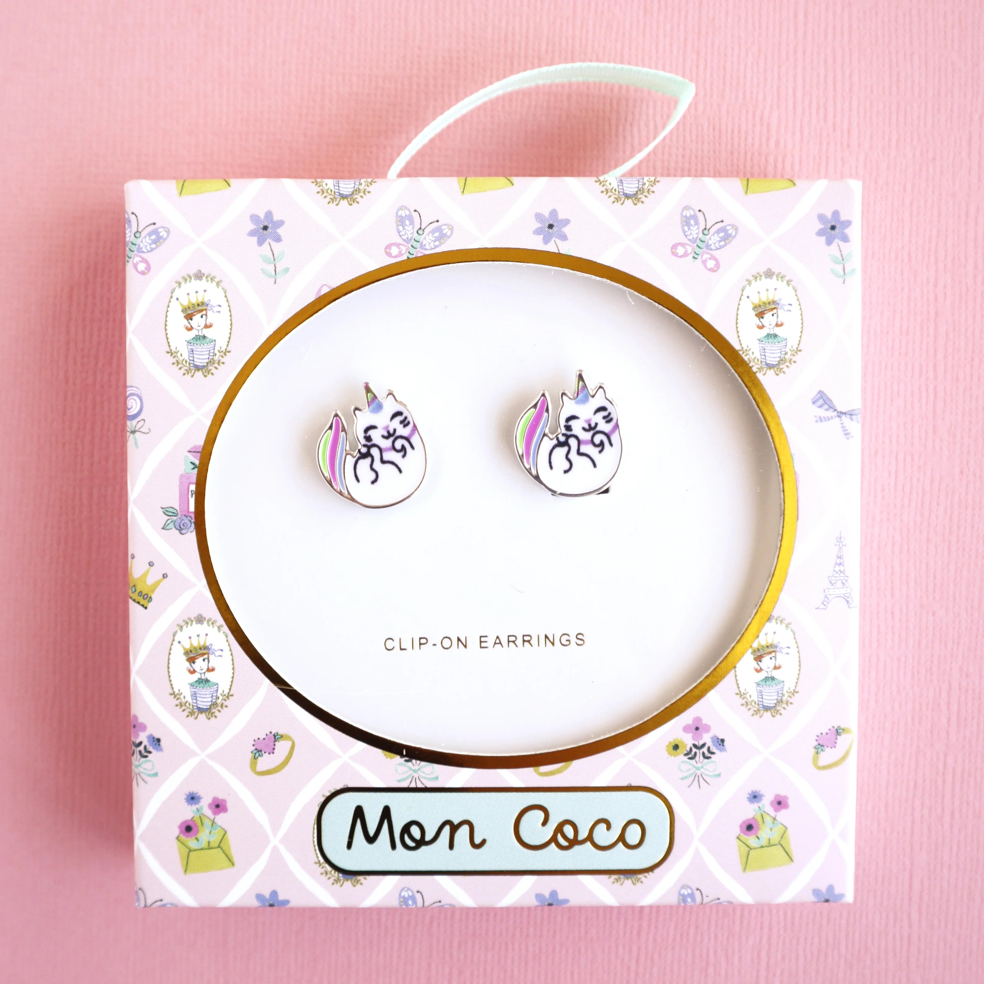 Mon Coco - Caticorn Joy Clip-On Earrings