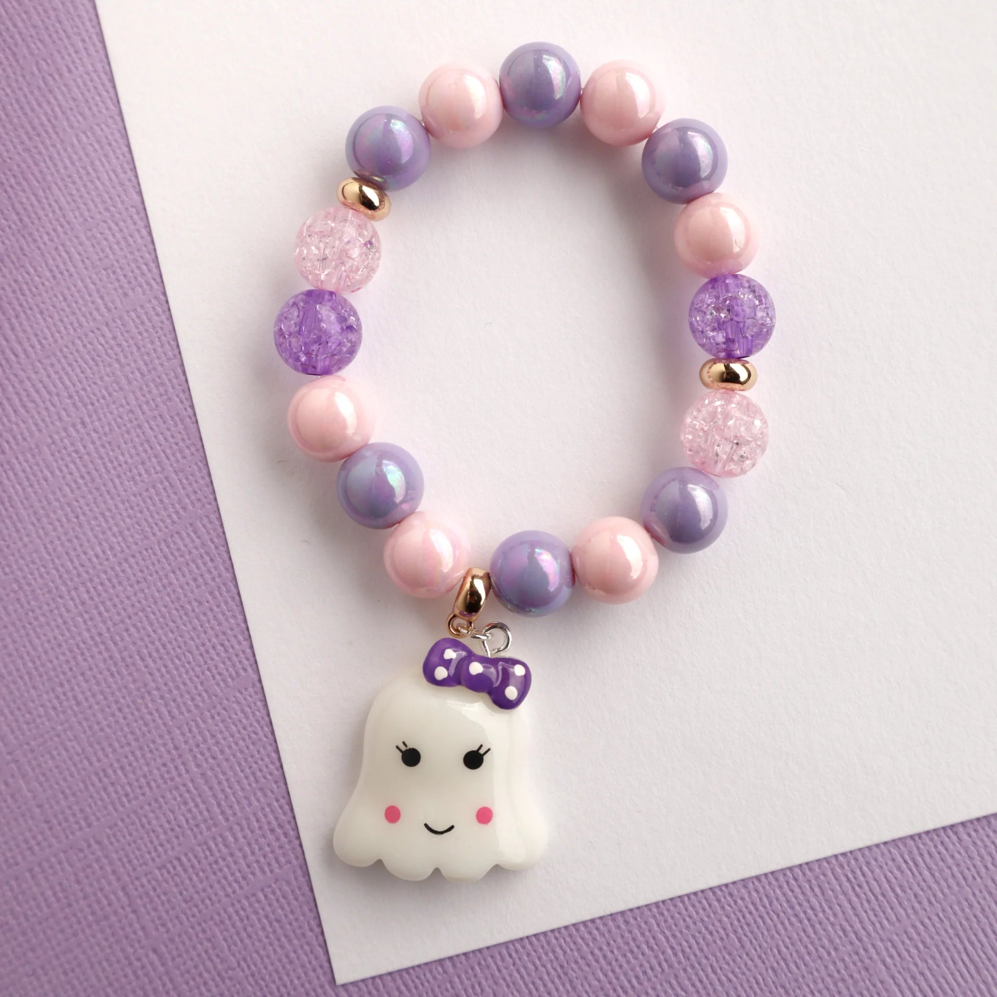 Mon Coco - Cutie Boo Ghost Elastic Bracelet