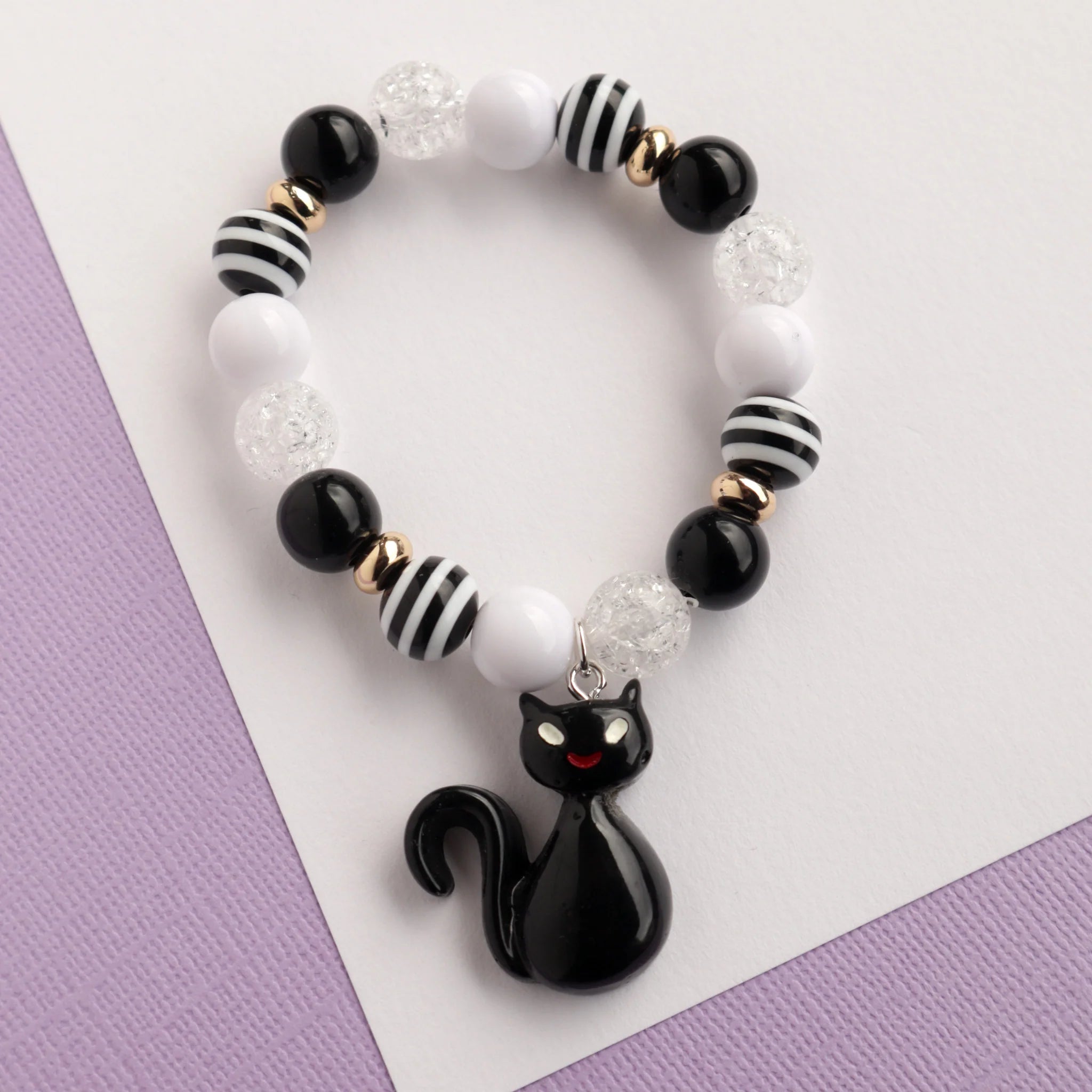 Mon Coco - Spooky Black Cat Elastic Bracelet