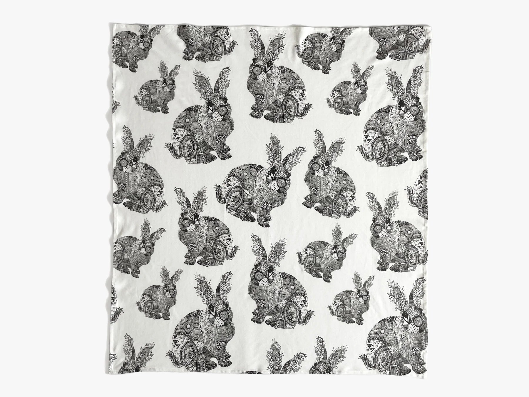 Organic Jersey Wrap - Boris the Bunny