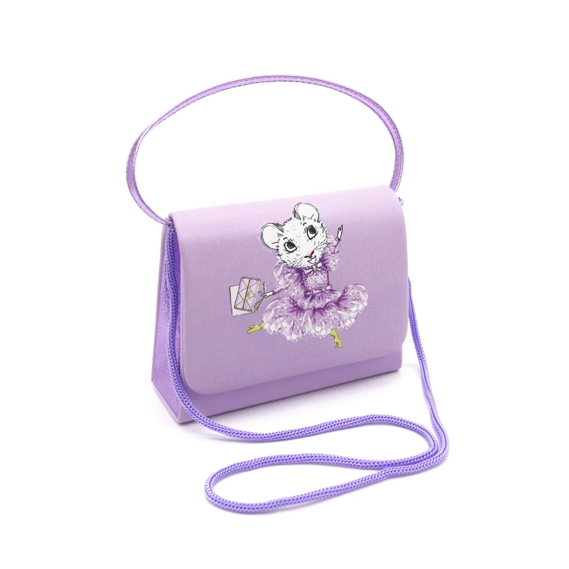 Claris: The Chicest Mouse In Paris™ The Secret Crown Mini Handbag in Lilac