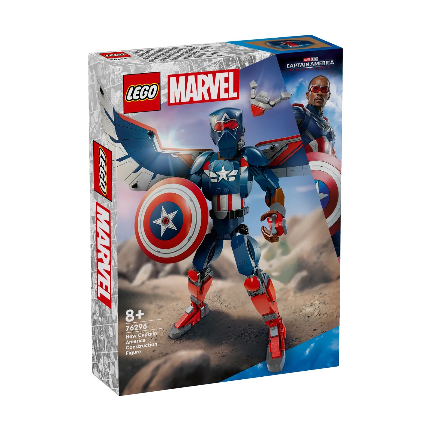 Marvel New Captain America Construction Figure (76296)