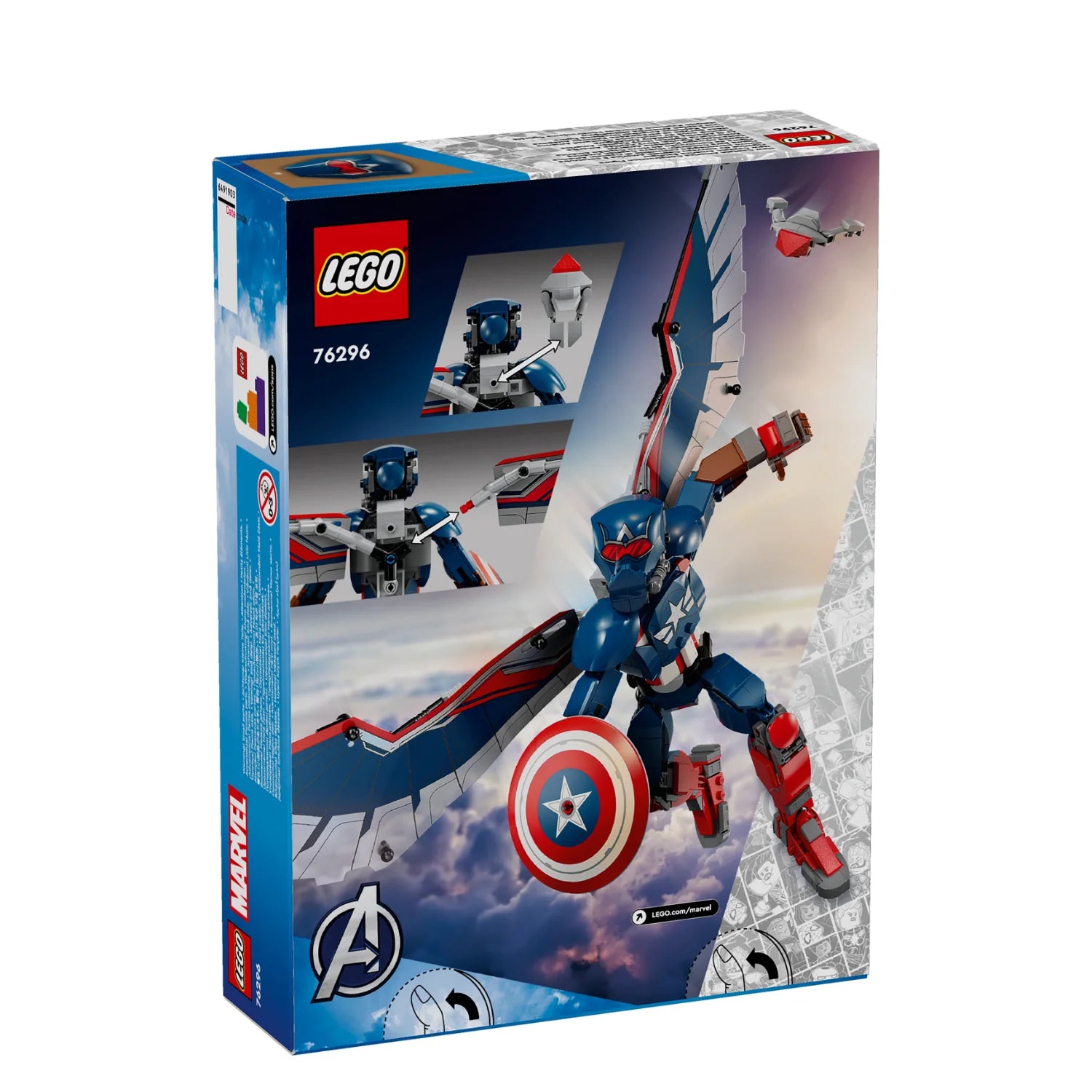 Marvel New Captain America Construction Figure (76296)