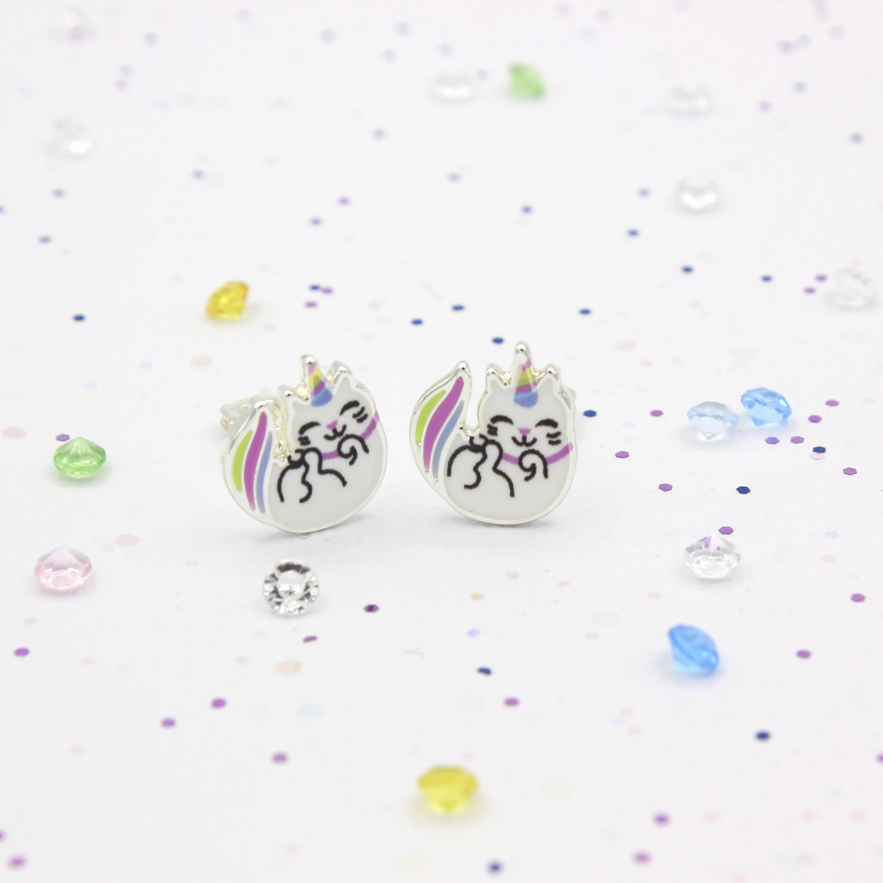 Mon Coco - Caticorn Joy Clip-On Earrings