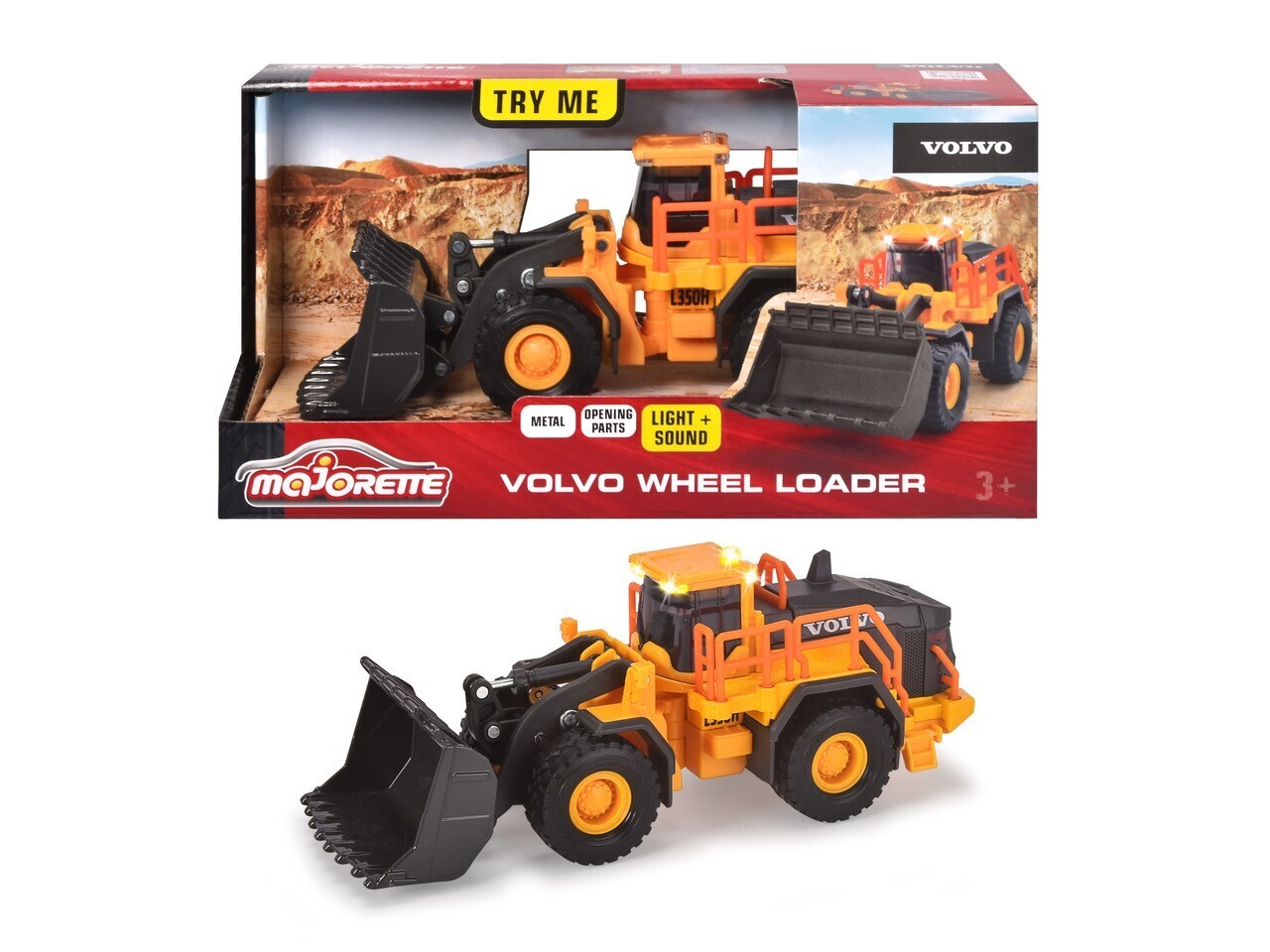 Majorette Grand Series - Volvo L350H Wheel Loader