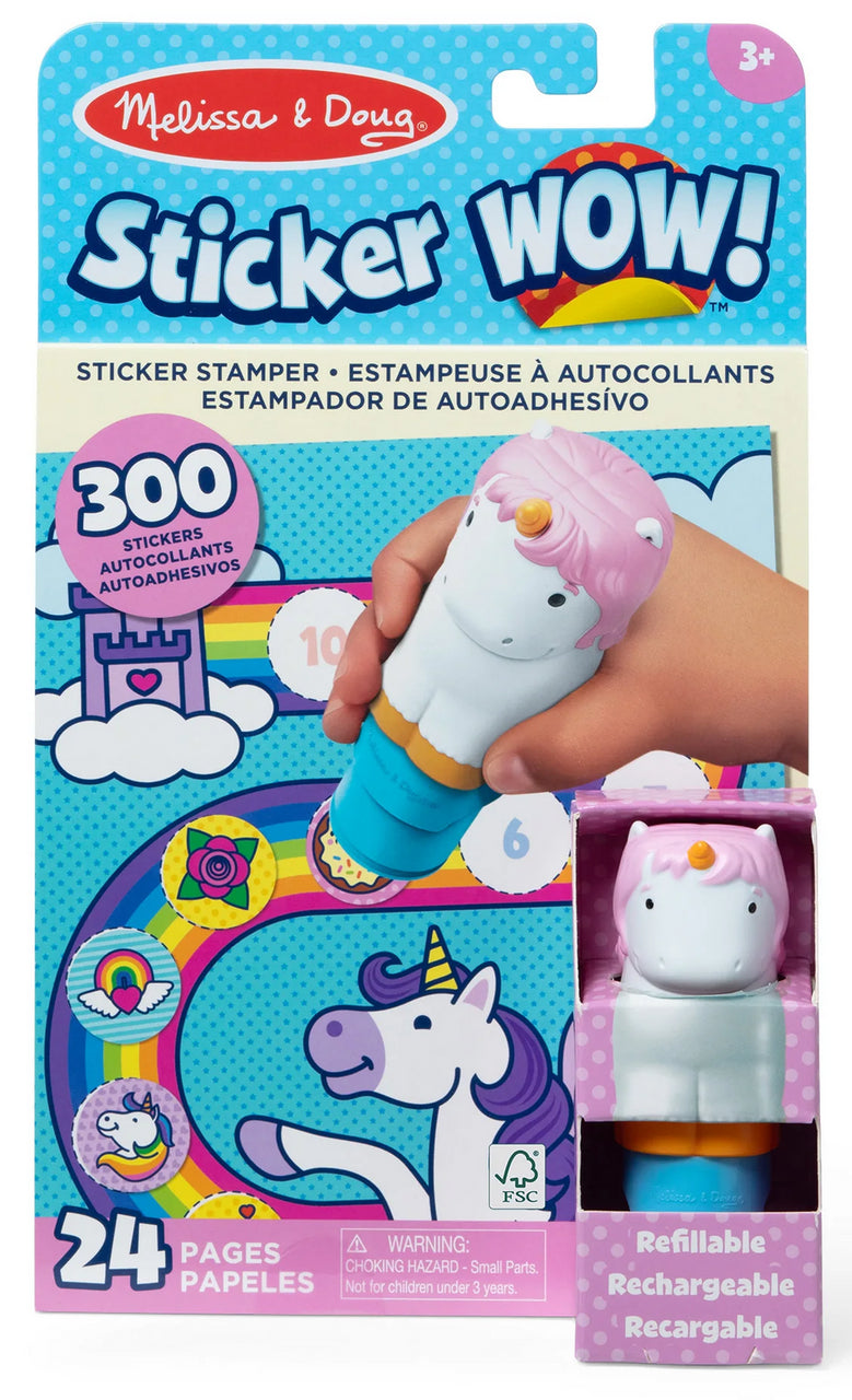 Melissa & Doug – Sticker WOW! Activity Pad Set - Cupcake the Unicorn - NEW!