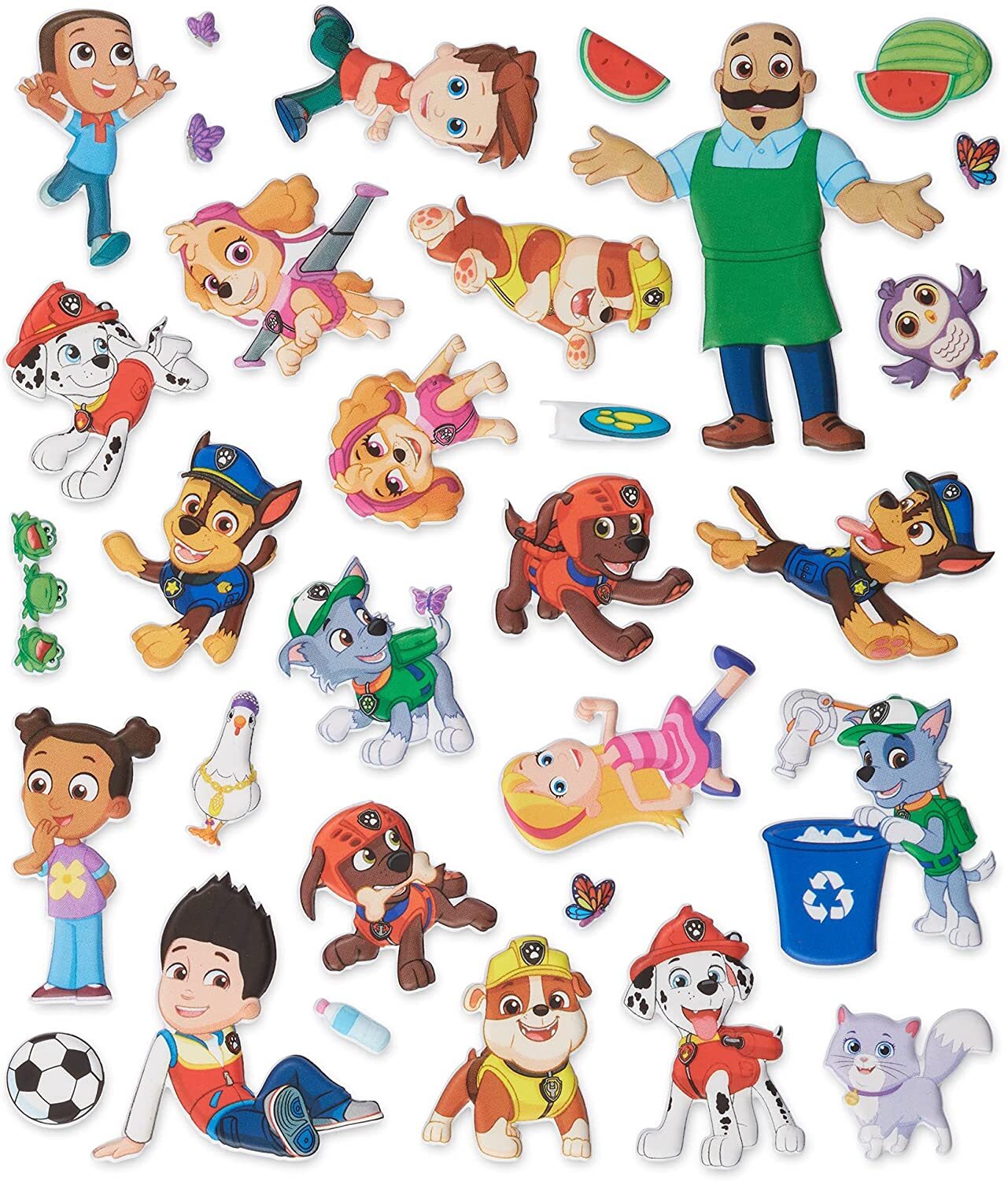 Melissa & Doug – Paw Patrol - Puffy Stickers - Adventure Bay