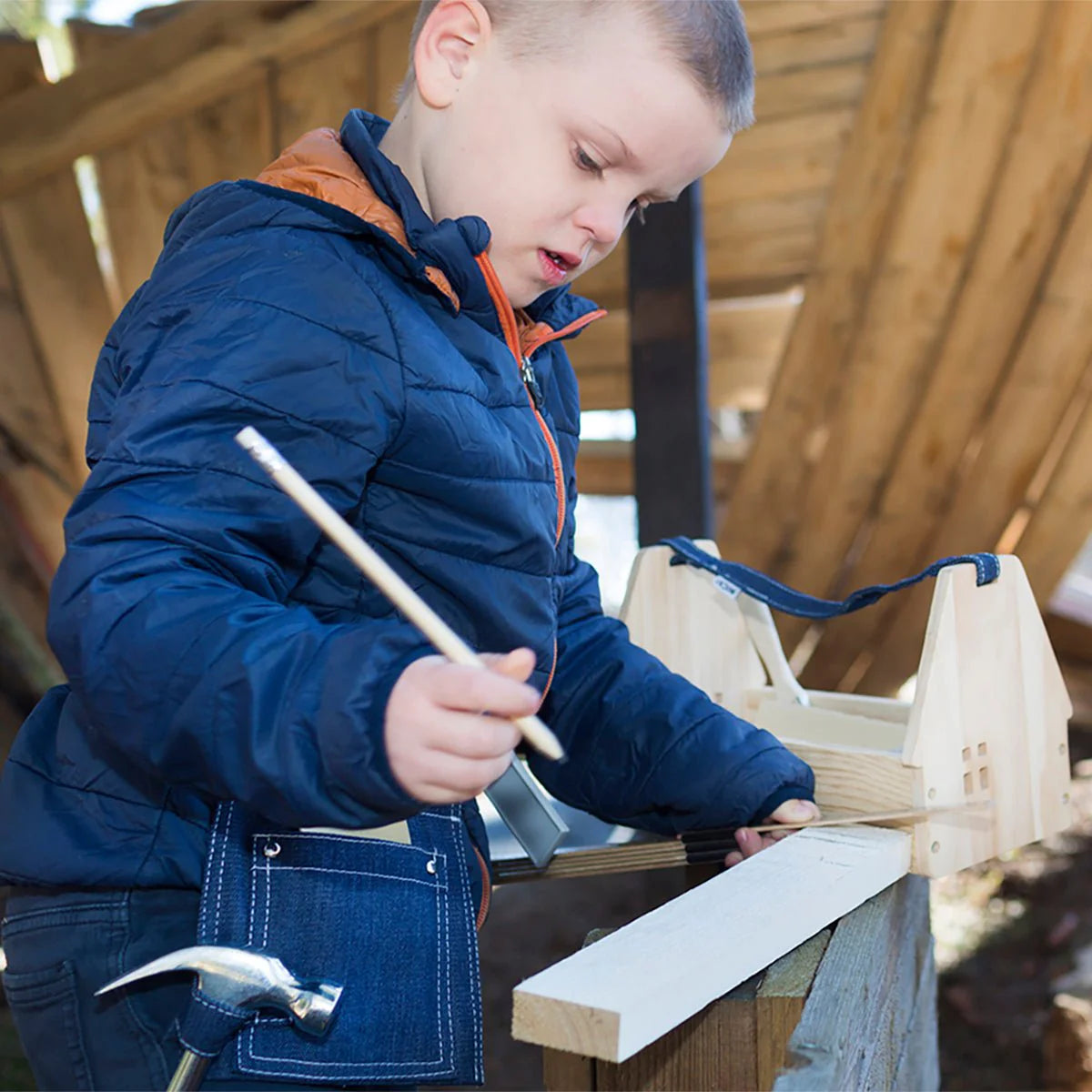 Big Kids Tool Box with Tools and Accessories