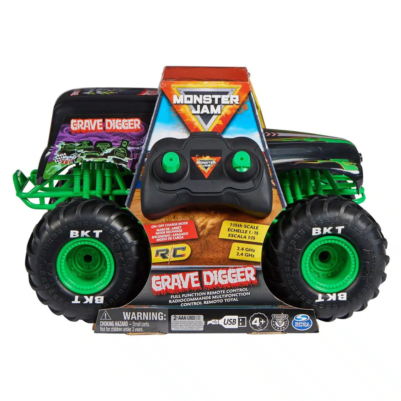 Monster Jam 1:15 - Radio Control - Grave Digger