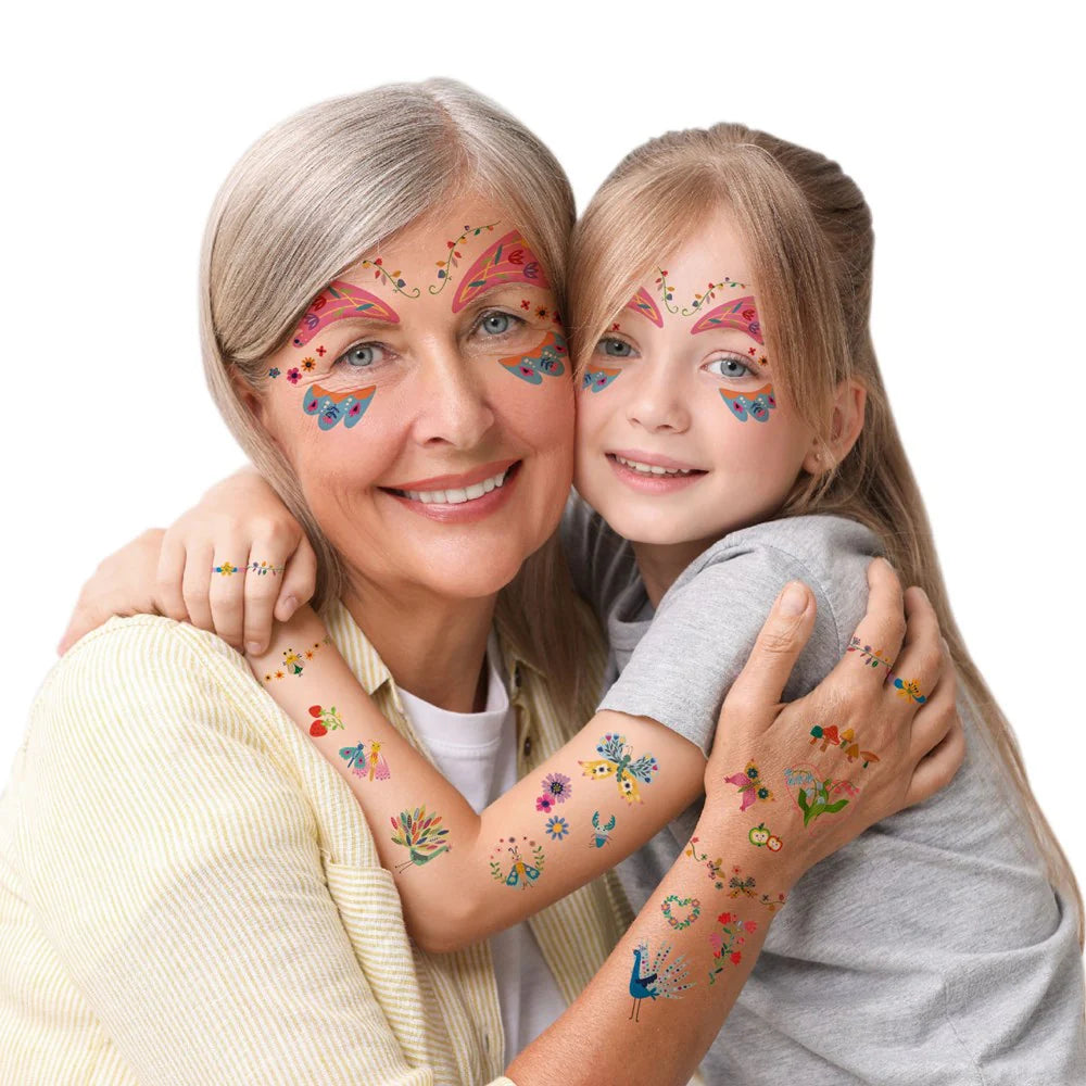 Fantasy Garden World Face Stickers and Tattoos