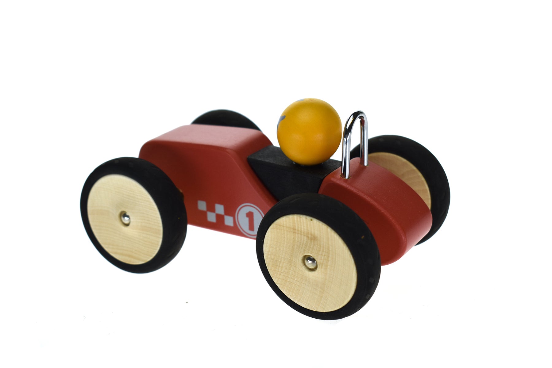 Kaper Kidz - Wooden Retro Racing Car - Red