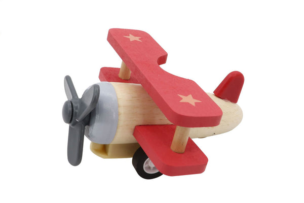 Kaper Kidz - Wooden Pull Back Plane