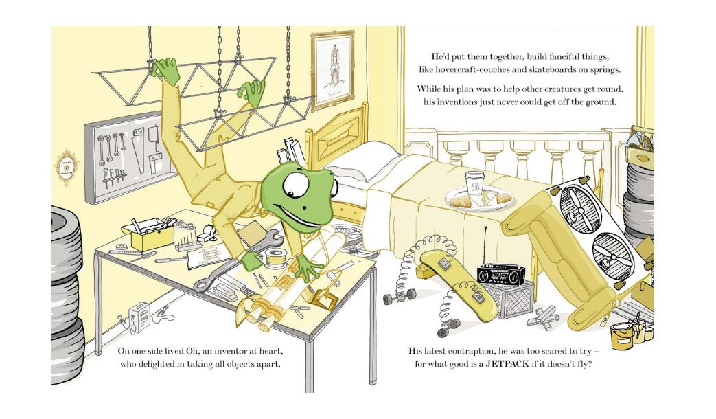 Oli and Basil: The Dashing Frogs of Travel (Hardback)