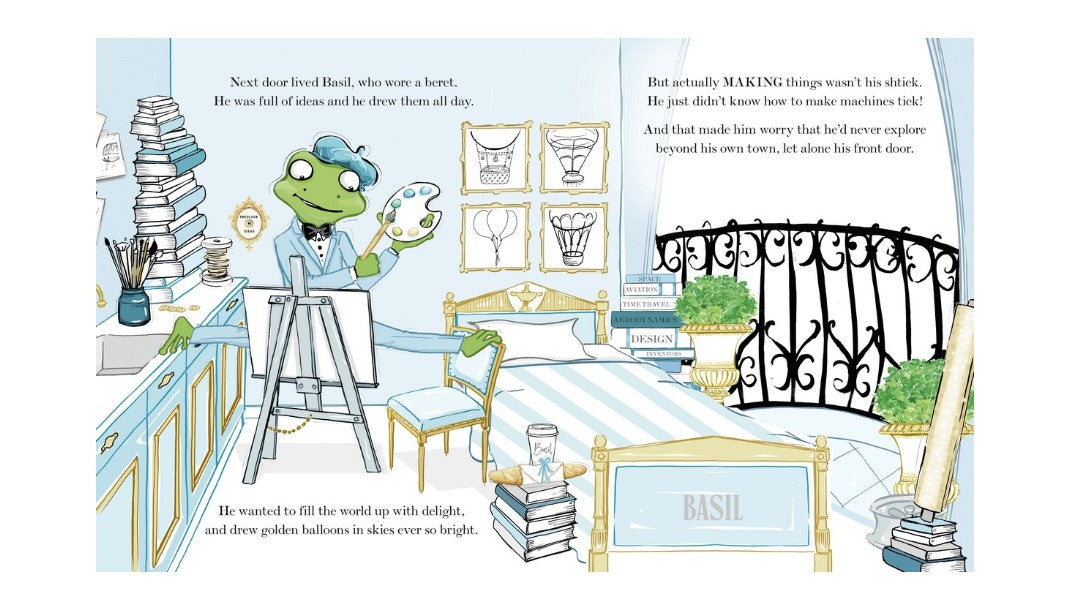 Oli and Basil: The Dashing Frogs of Travel (Hardback)