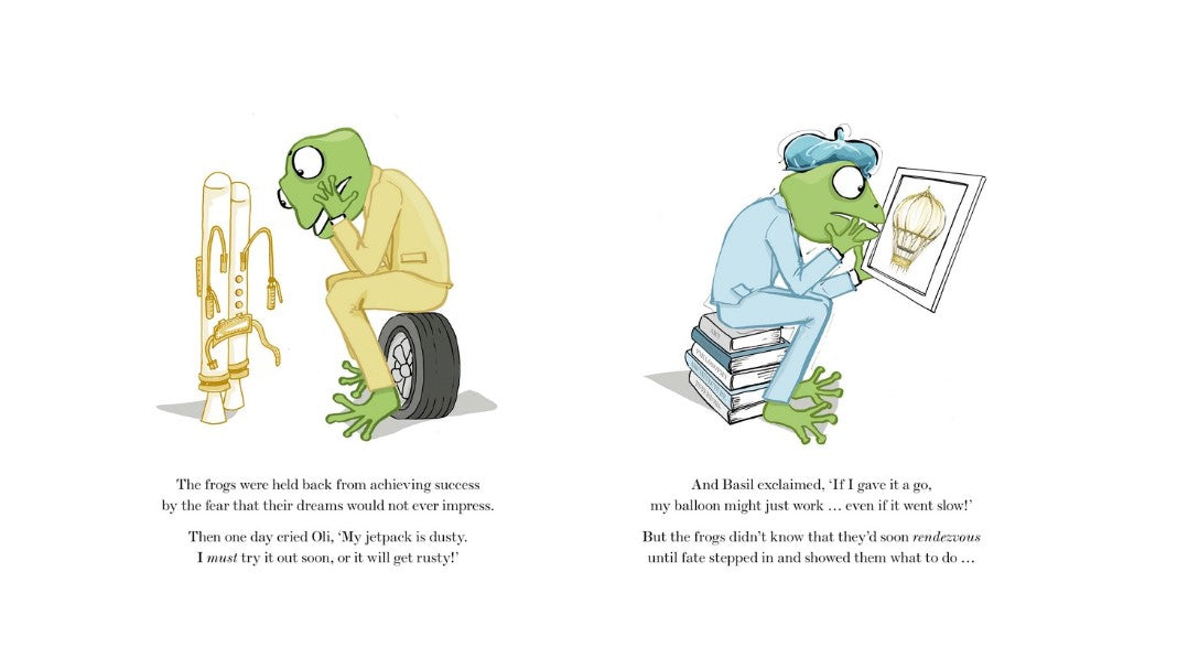 Oli and Basil: The Dashing Frogs of Travel (Hardback)