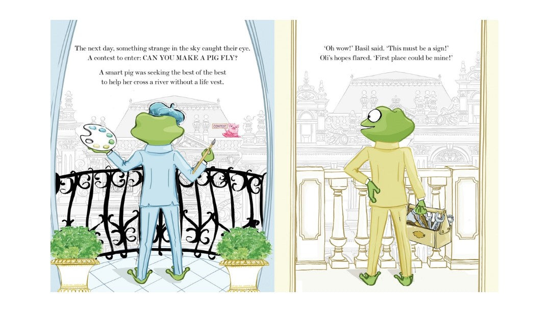 Oli and Basil: The Dashing Frogs of Travel (Hardback)