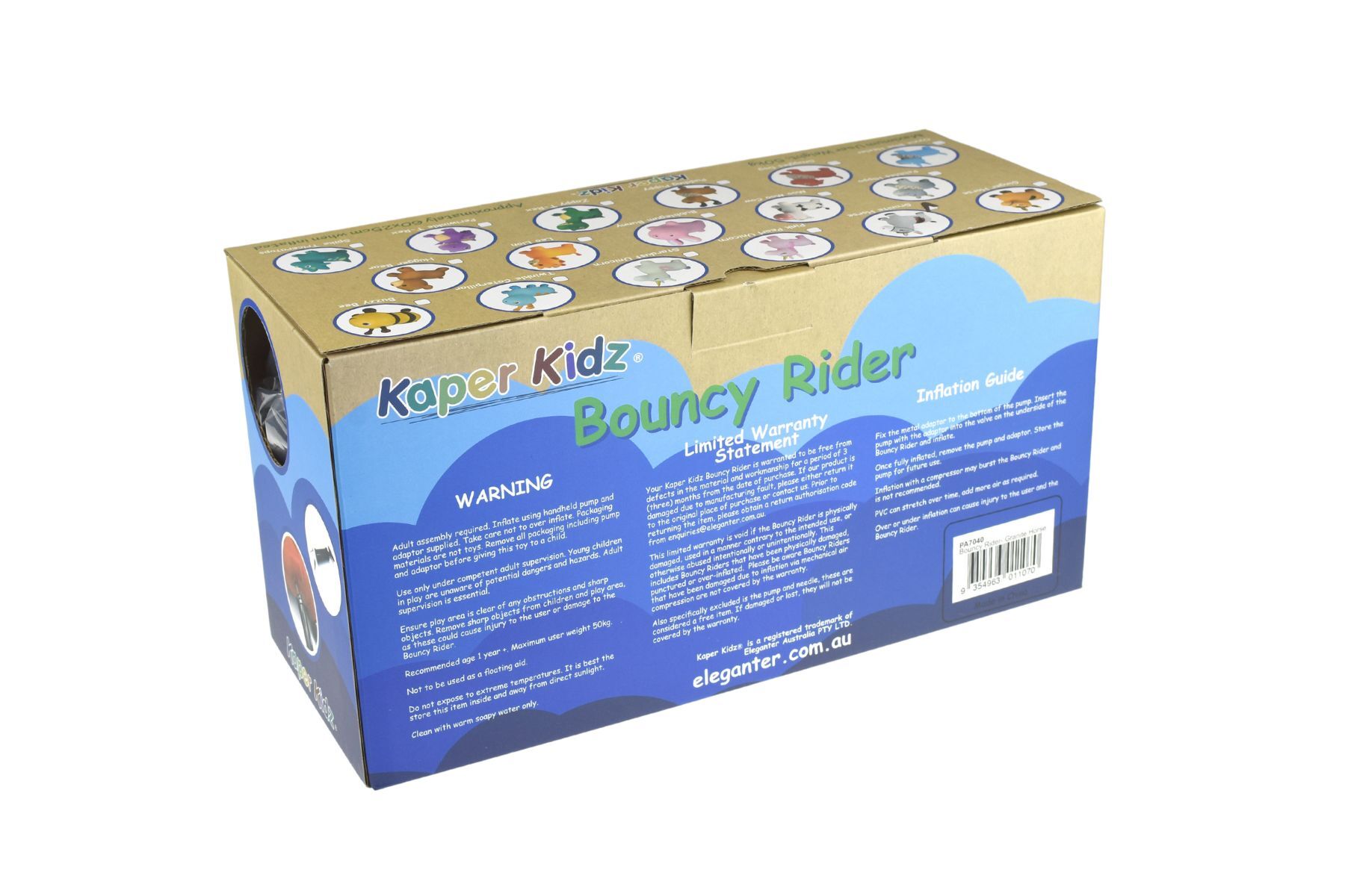 Kaper Kidz - Bouncy Rider -  Periwinkle the T-Rex