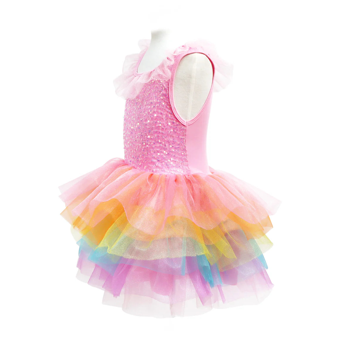 Unicorn Dreamer Multi-layered Rainbow Party Dress