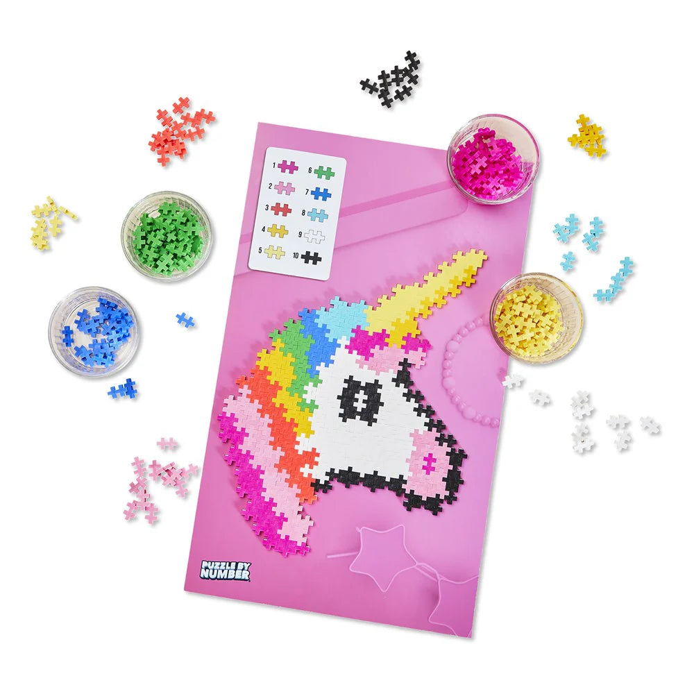 Puzzle By Numbers - Unicorns - 250 pcs