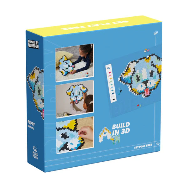 Plus Plus - Puzzle By Numbers - Puppy - 500 pcs