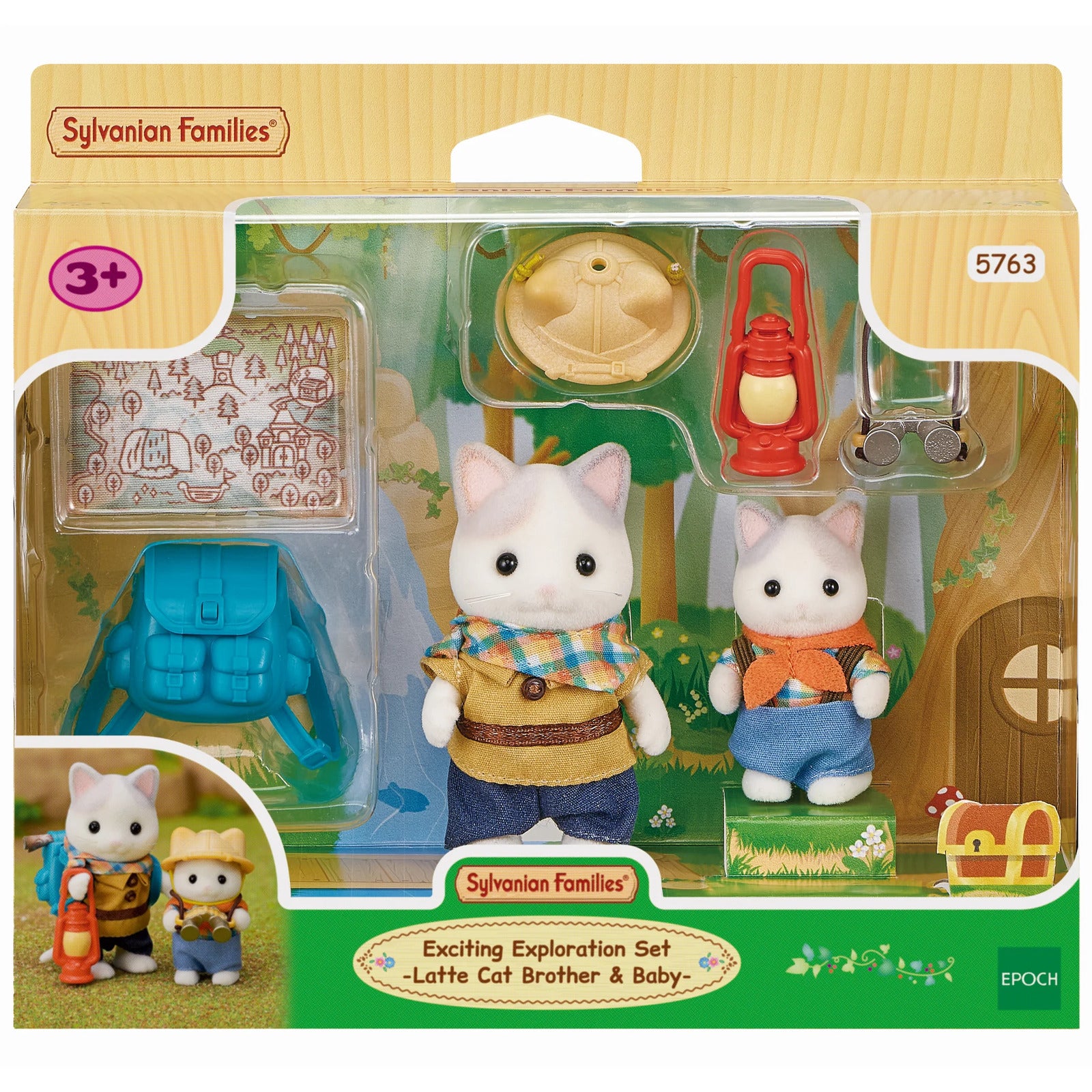 Exciting Exploration Set - Latte Cat Brother And Baby