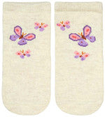 Toshi Organic Ankle Socks - Butterfly Bliss