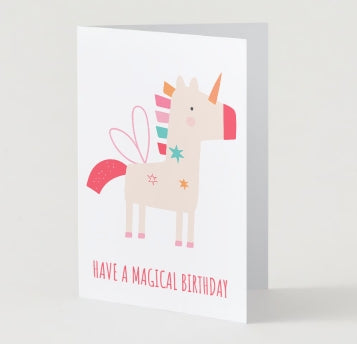 Birthday Card - Unicorn