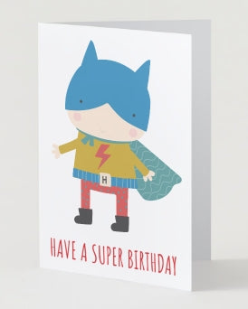 Birthday Card - Superhero