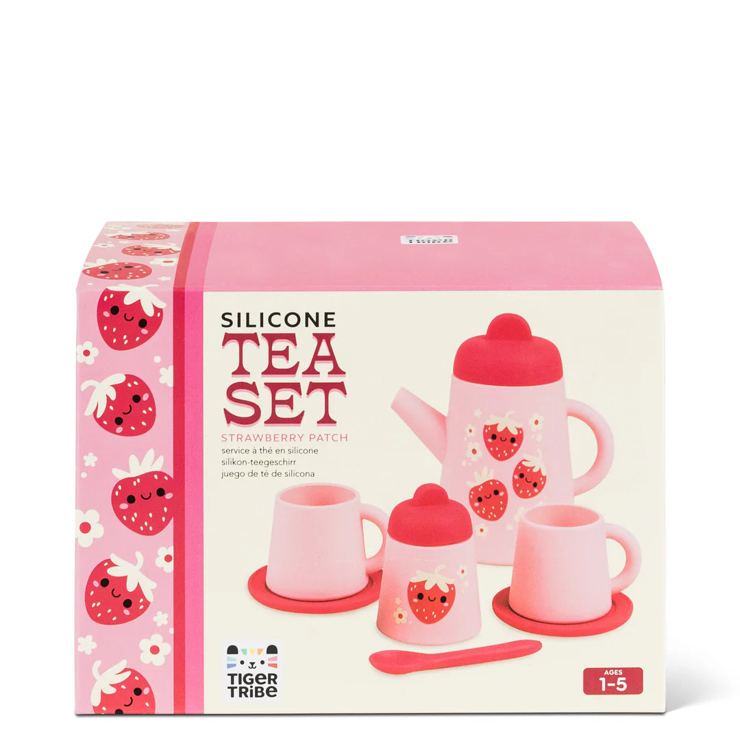 Tiger Tribe - Silicone Tea Set - Strawberry Patch