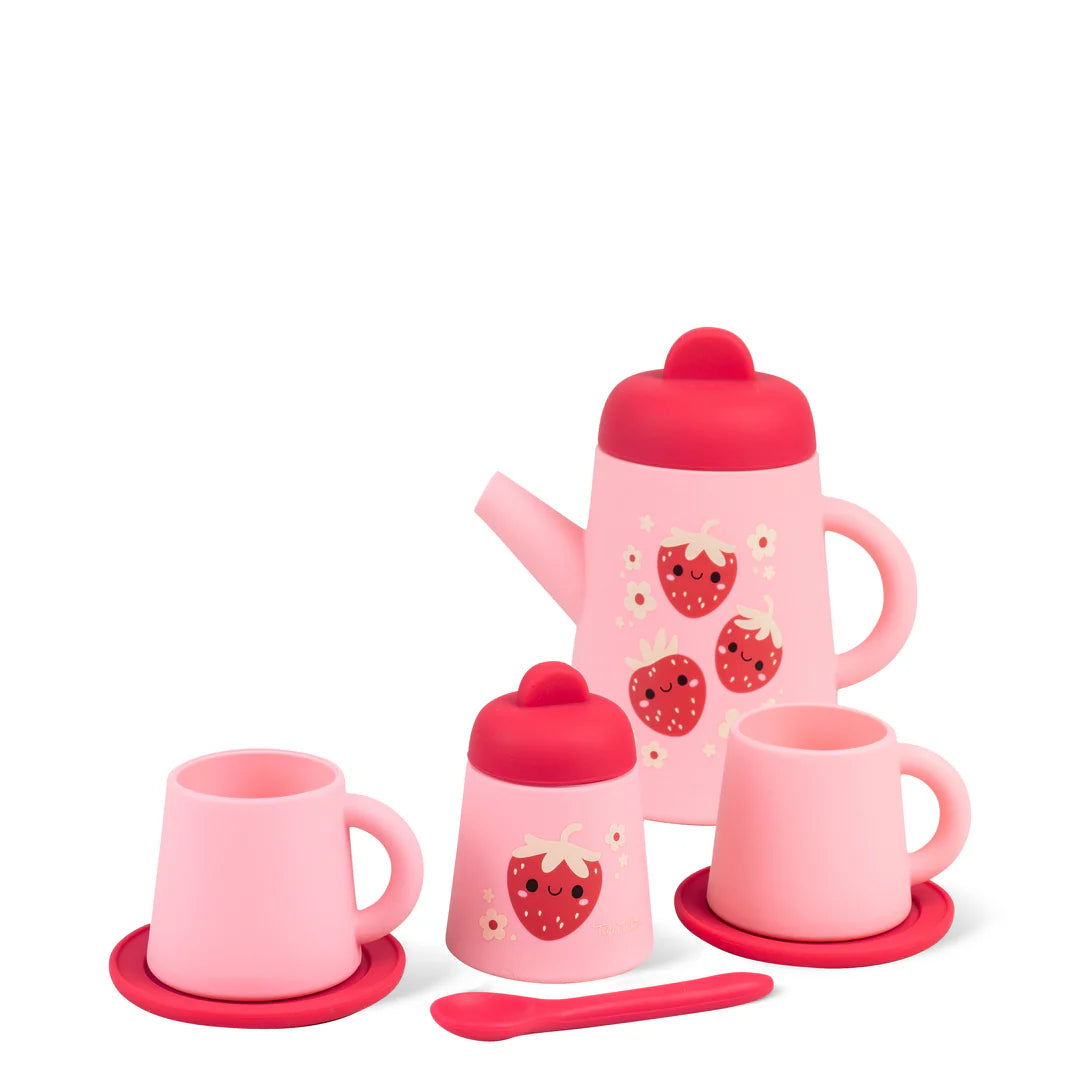 Tiger Tribe - Silicone Tea Set - Strawberry Patch