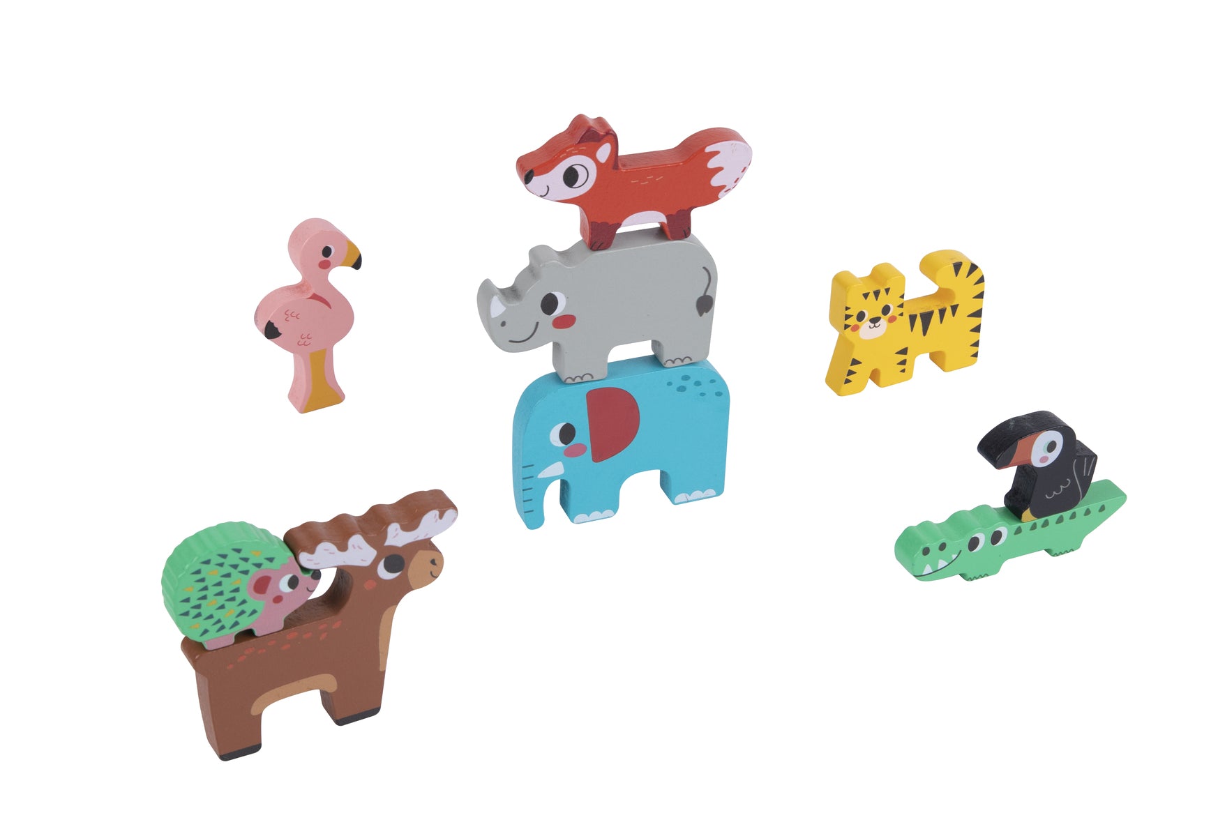 Stacking Animal Blocks