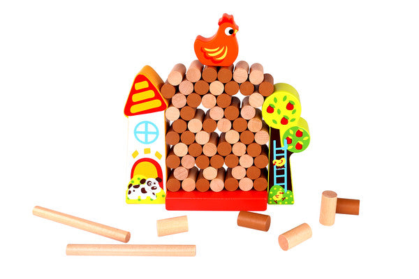 Tooky Toy - Chicken Drop Block Game